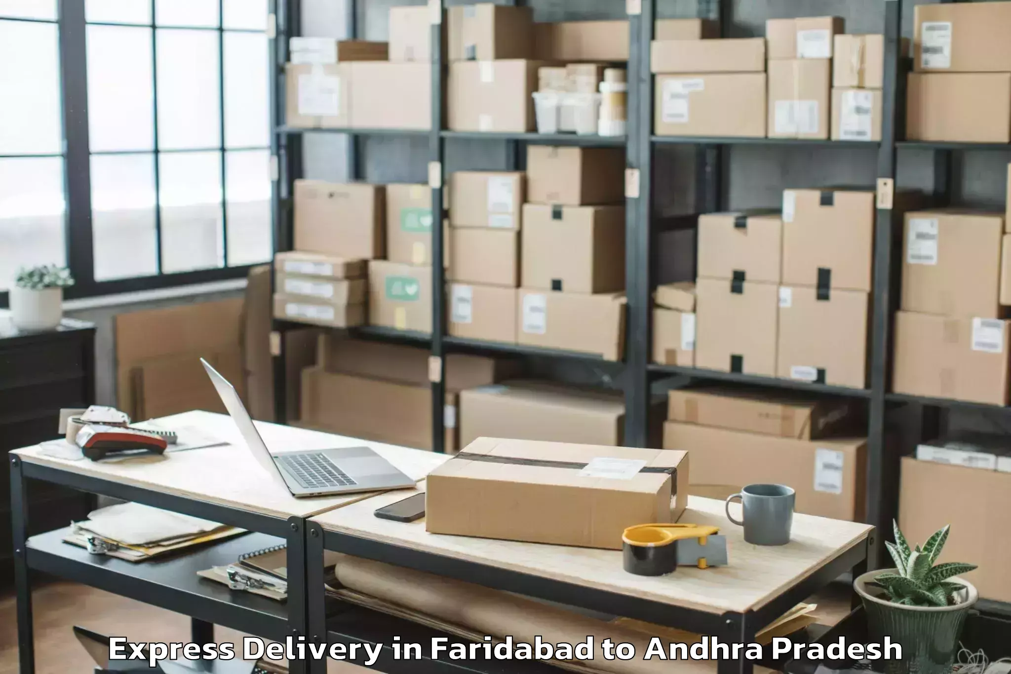 Comprehensive Faridabad to Pedapudi Express Delivery